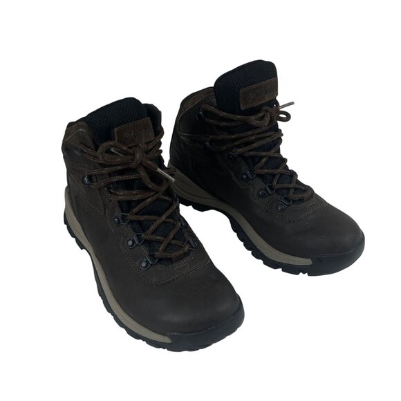 Columbia Waterproof Hiking Boots Size 8.5 Brown Womens Leather Lace-Up Outdoor - Picture 3 of 12